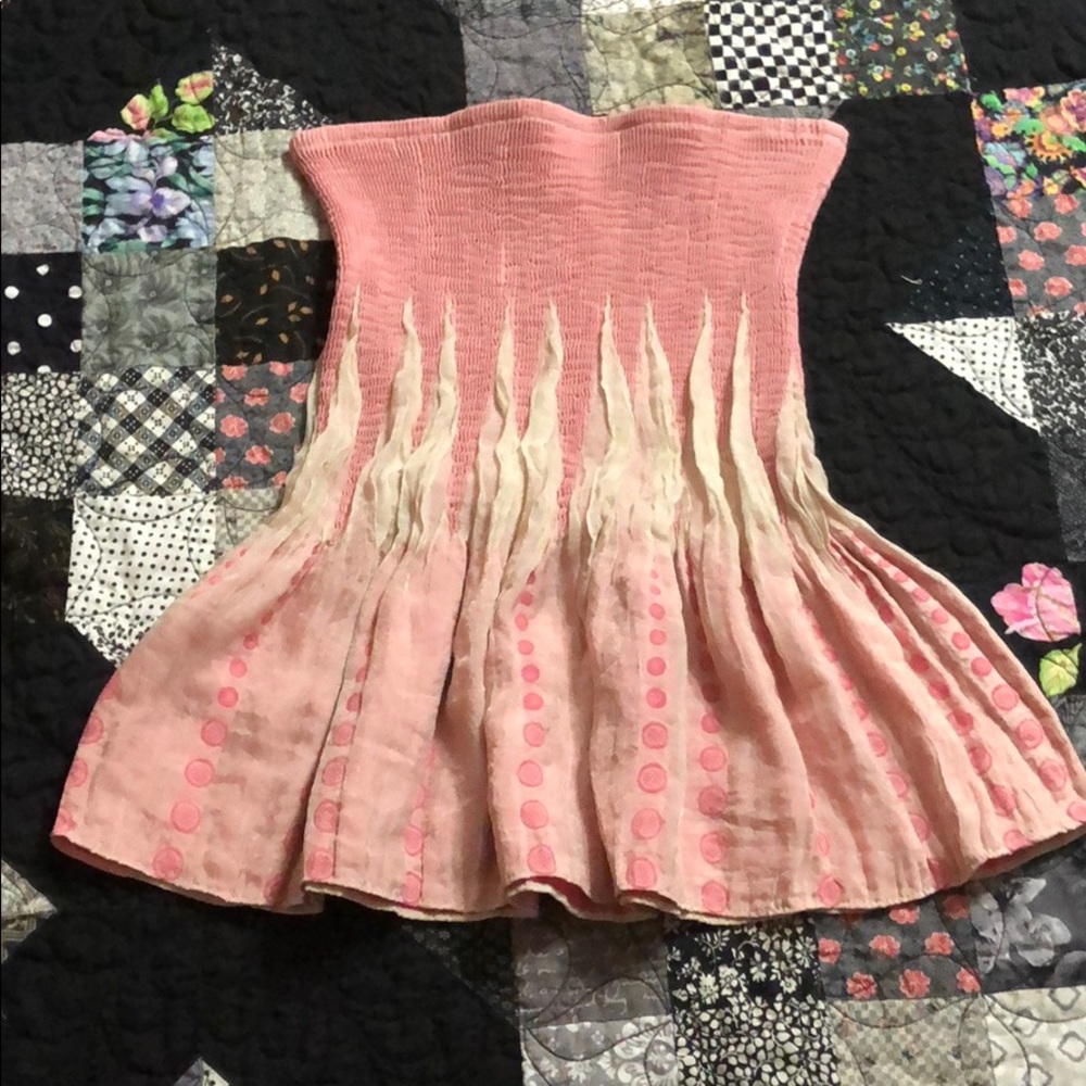 Lapis convertible Skirt / Strapless top. One size.
